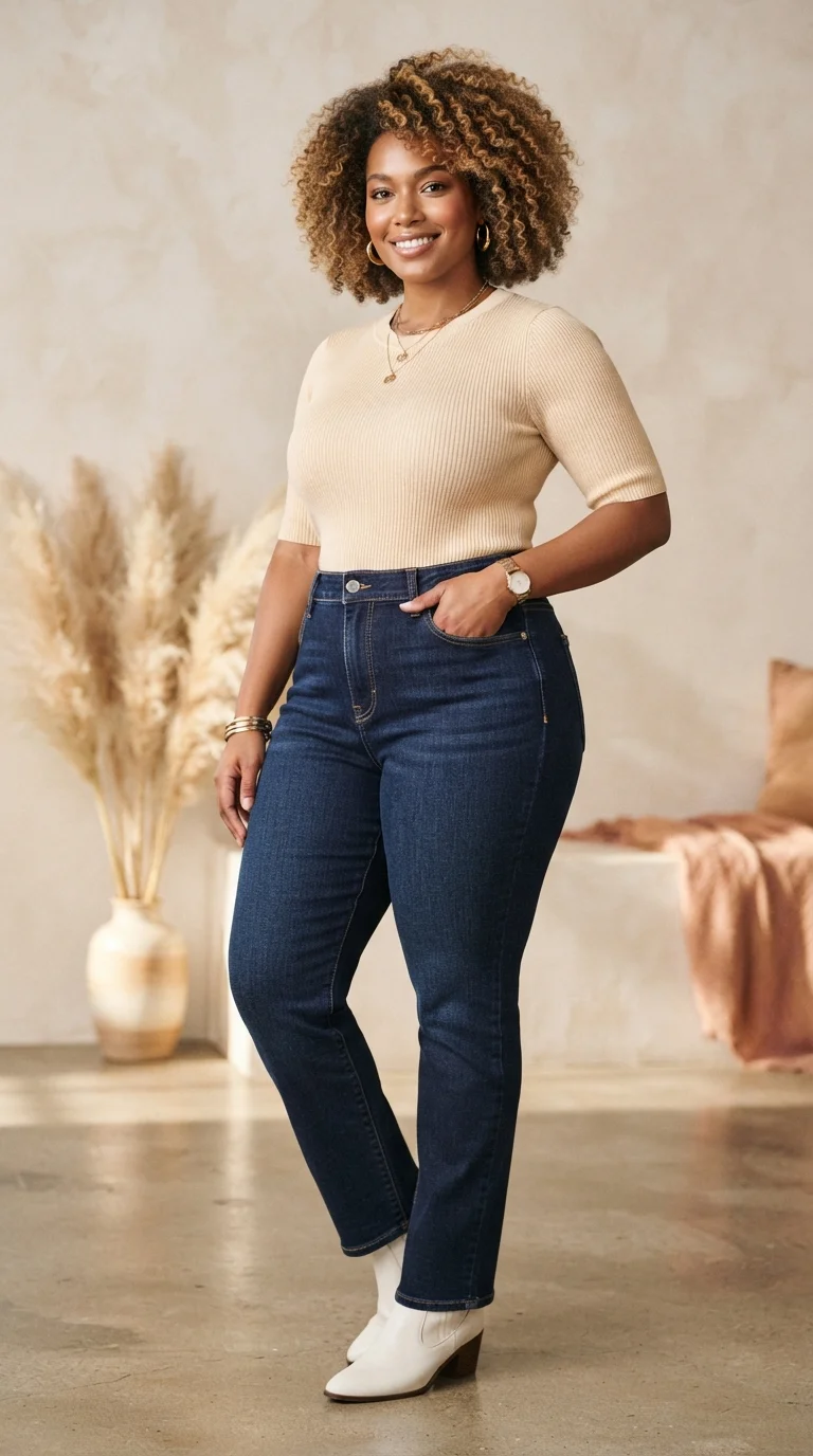 Jeans for Tummy Belly