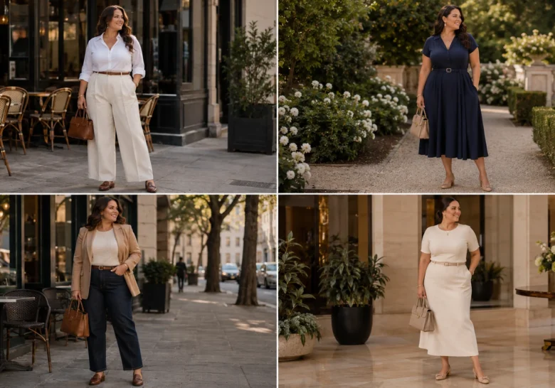 4 Old Money Outfits for Curvy Women 2026