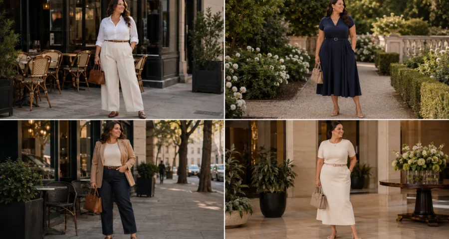 4 Old Money Outfits for Curvy Women 2026