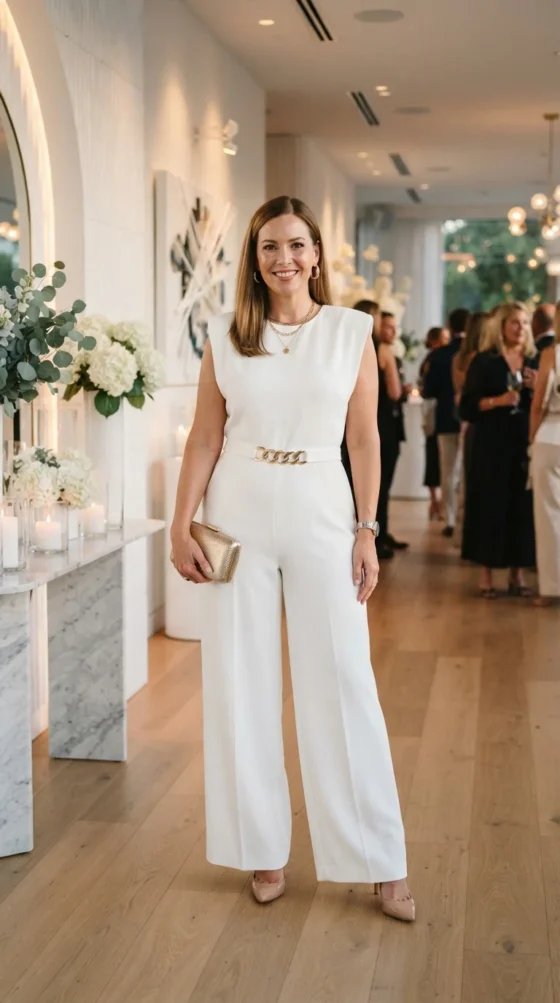 The Classic White Jumpsuit