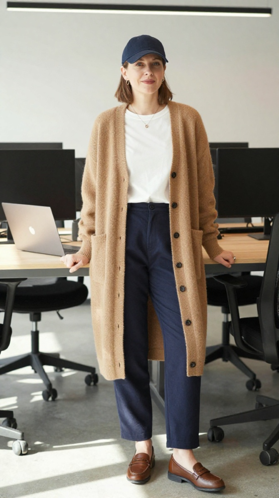Cardigan and Trousers