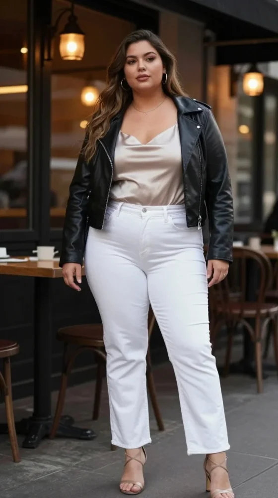  Date Night White Jeans