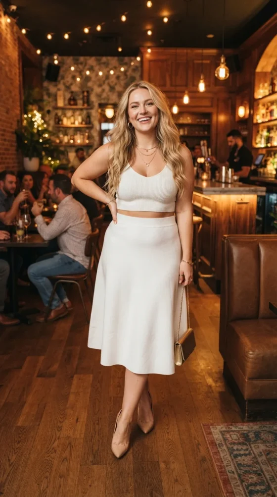 White Two-Piece Set