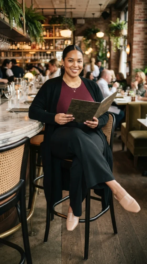 Elevated Basics Wide-Leg Trousers + Bodysuit