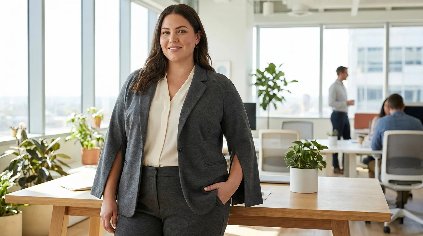 How To Style A Blazer With Fuller Arms