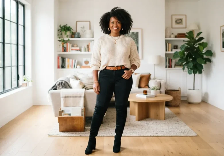 How to Rock Over-the-Knee Boots with Denim