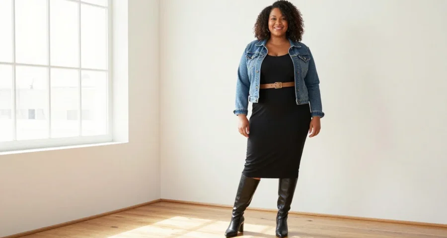 How to Wear Boots with Dresses