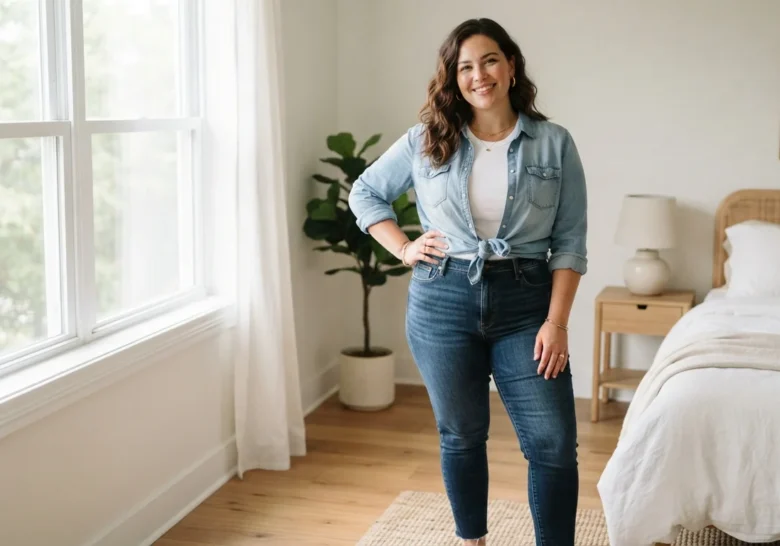 How to Wear a Denim Shirt for Ladies: 7 Styling Tips for Curvy Women