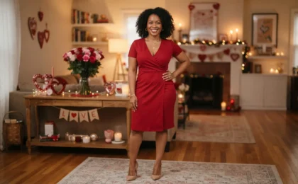 Valentine’s Day Outfit Inspiration for Curvy Women