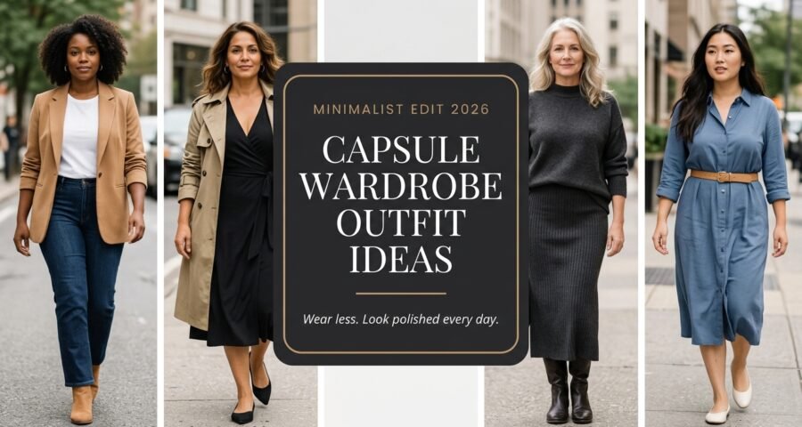 10 Minimalist Capsule Wardrobe Outfit Ideas for 2026