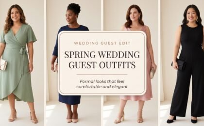 10 Formal Spring Wedding Guest Outfits for Curvy Women