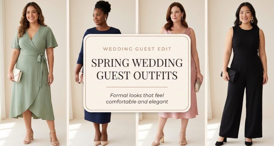 10 Formal Spring Wedding Guest Outfits for Curvy Women