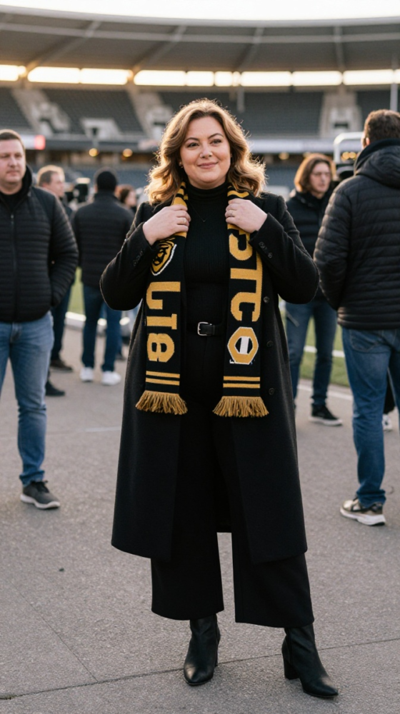 Black Monochrome Layers + Scarf