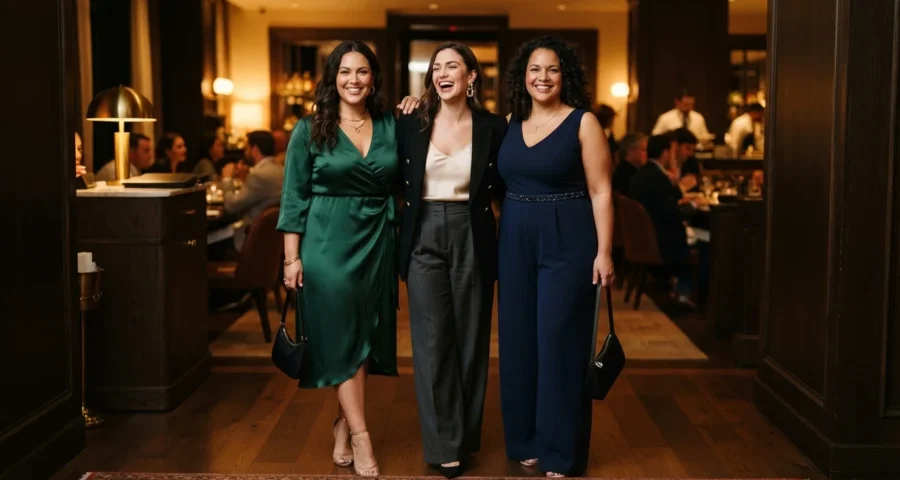 Dinner Outfits for Curvy, Midsize & Plus-Size Women