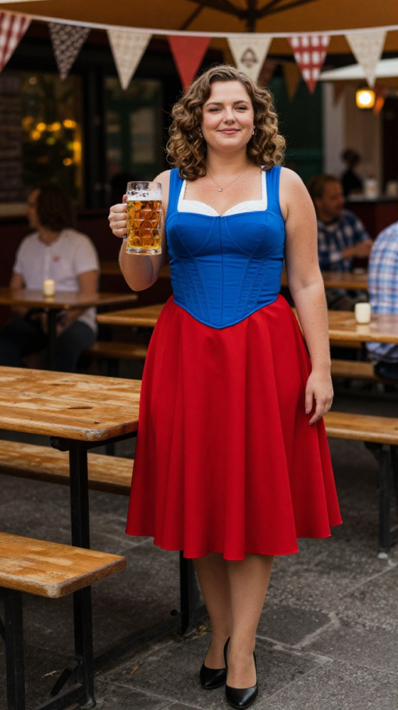 Beer Maid Corset + A-Line Skirt