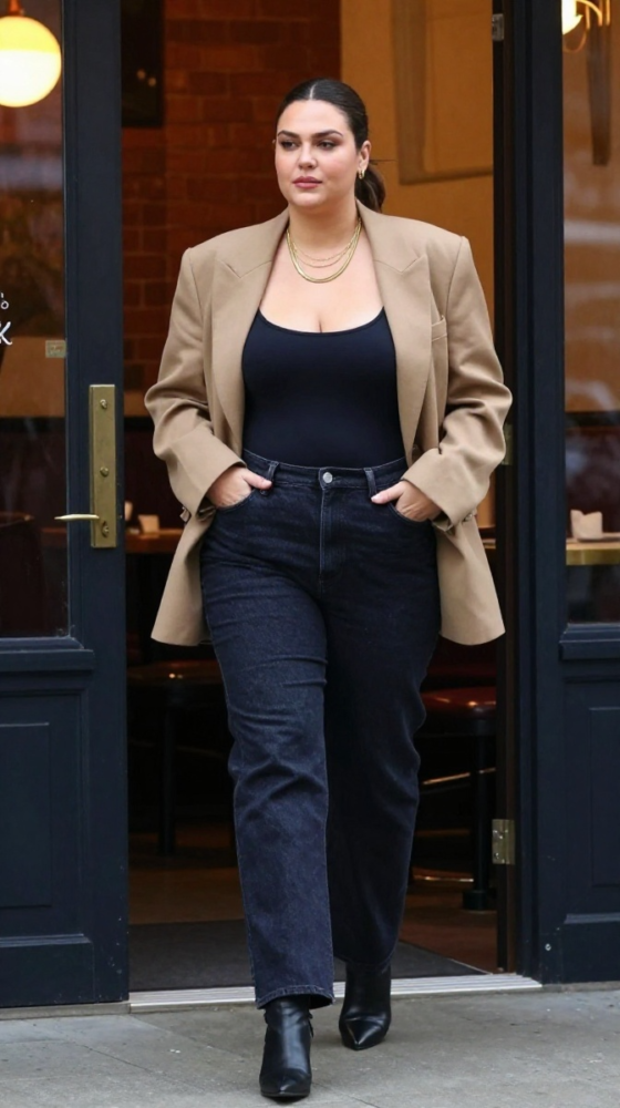 Denim + Blazer