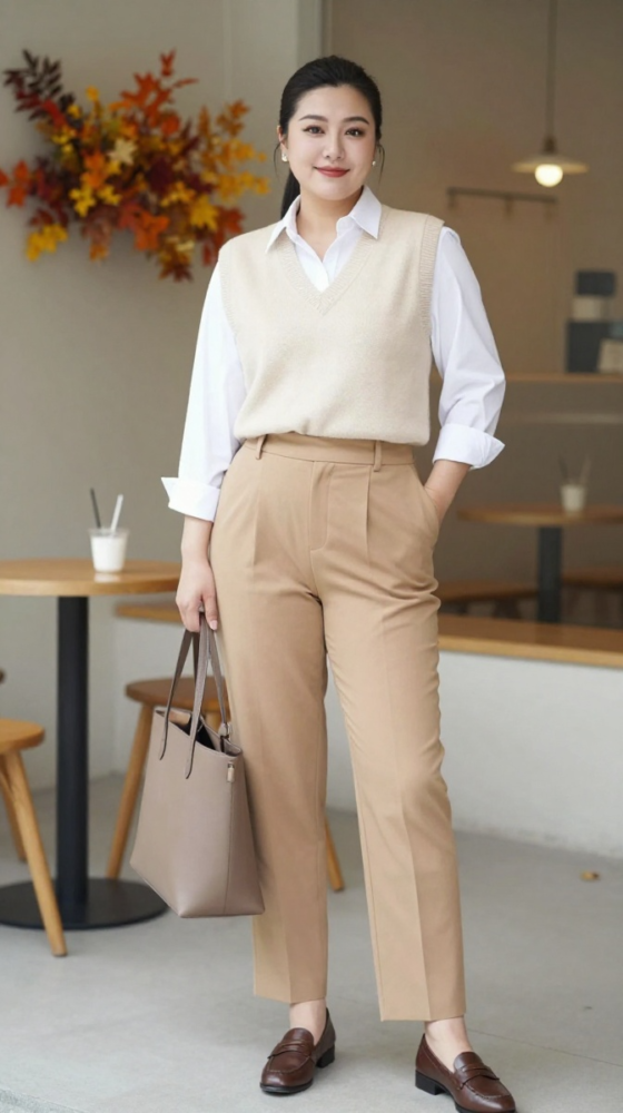 Preppy Sweater Vest + Trousers