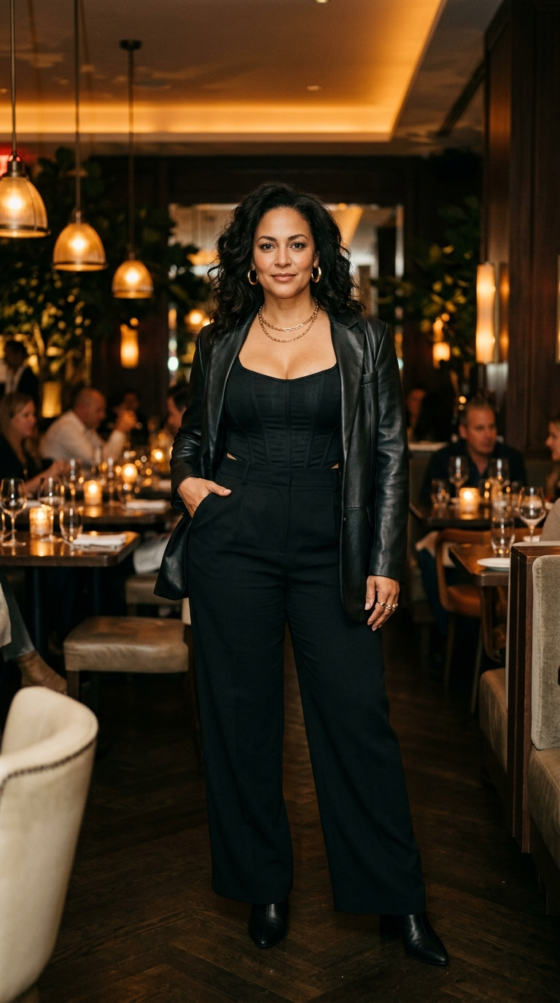 Monochrome Power Look