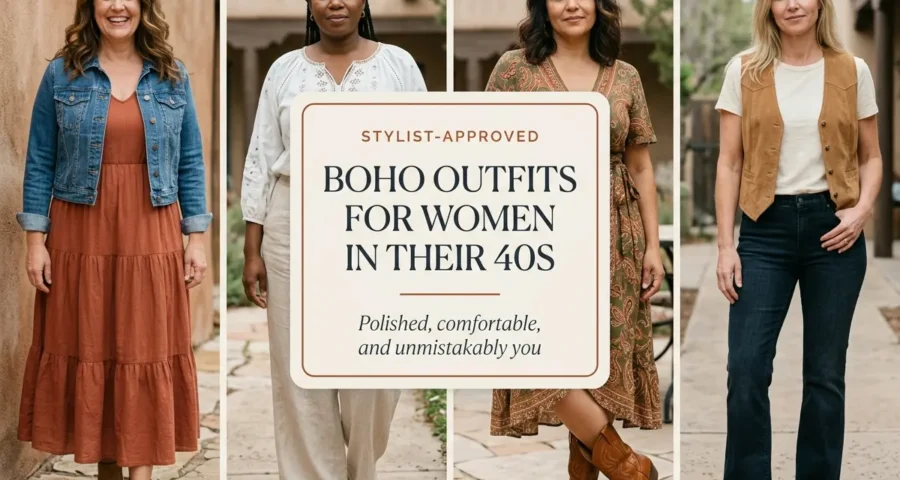 10 Boho Outfits for Women in Their 40s