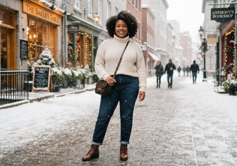 Casual Winter Outfit Idea for Women