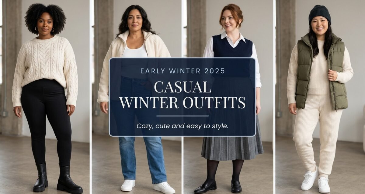 Early Winter Fashion Outfits 2025 Casual