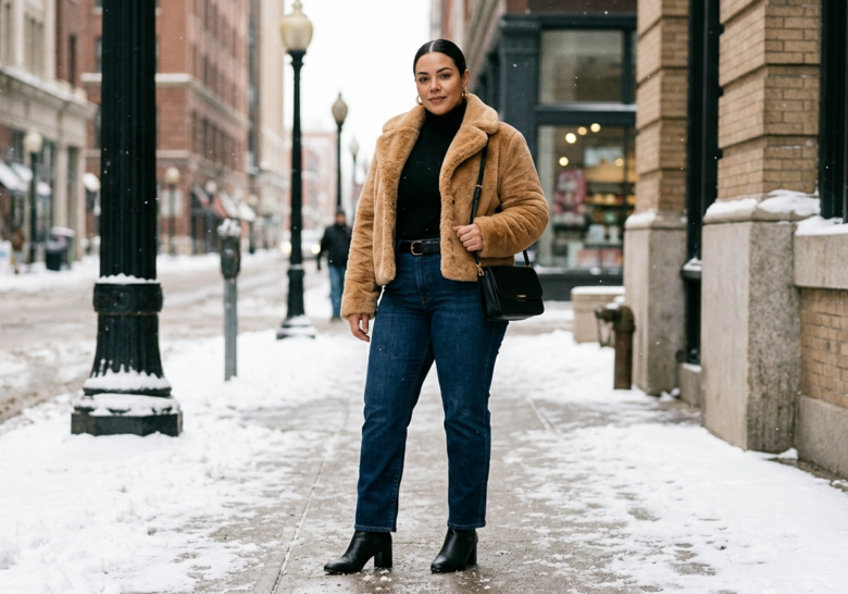 How to Style a Faux Fur Coat This Winter