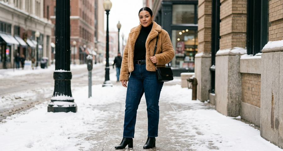 How to Style a Faux Fur Coat This Winter