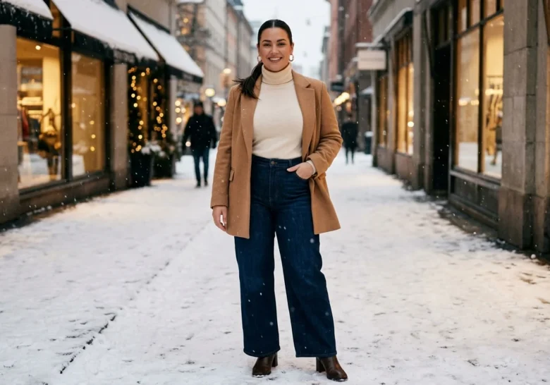 How to Wear a Turtleneck This Winter for Curvy, Midsize, and Plus-Size Women