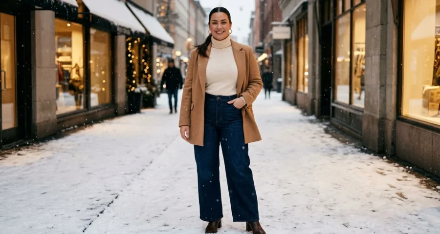 How to Wear a Turtleneck This Winter for Curvy, Midsize, and Plus-Size Women
