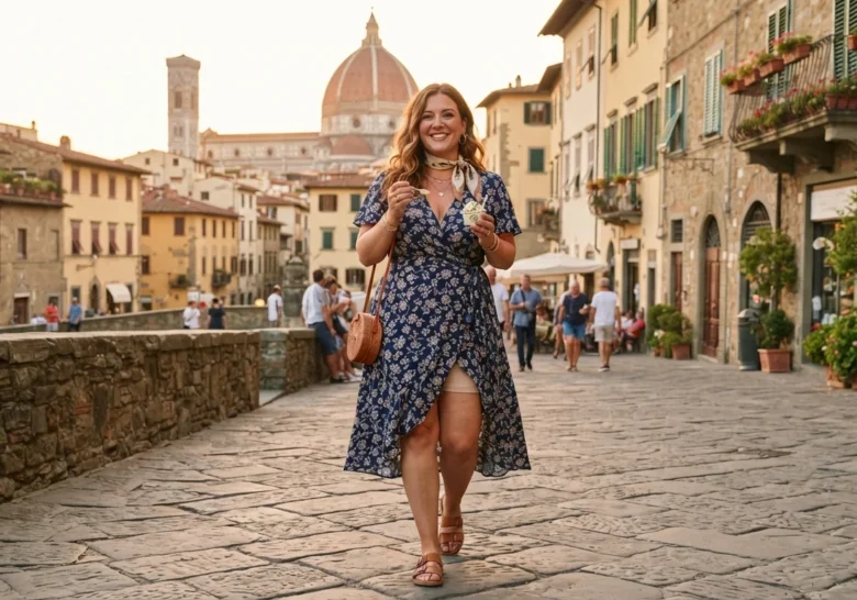 Italy Outfits for Curvy Women