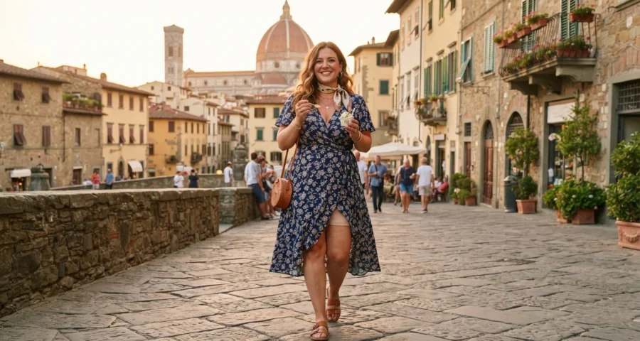 Italy Outfits for Curvy Women