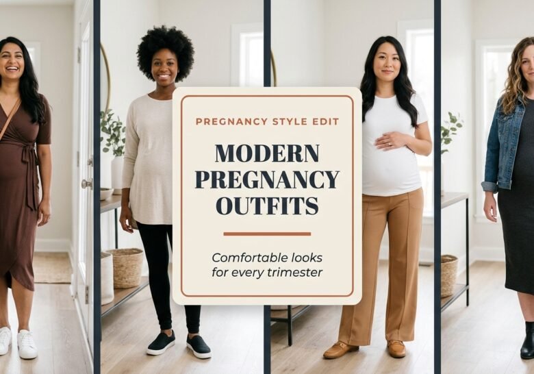 10 Modern Pregnancy Outfits for Curvy Women