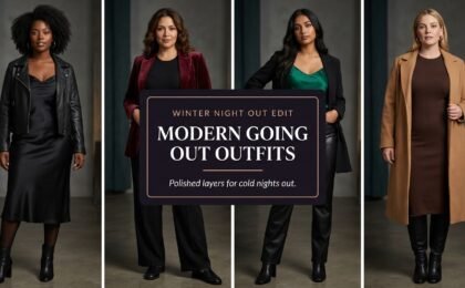 Modern Winter Going Out Outfits 2025 2026 Night Bar Ideas