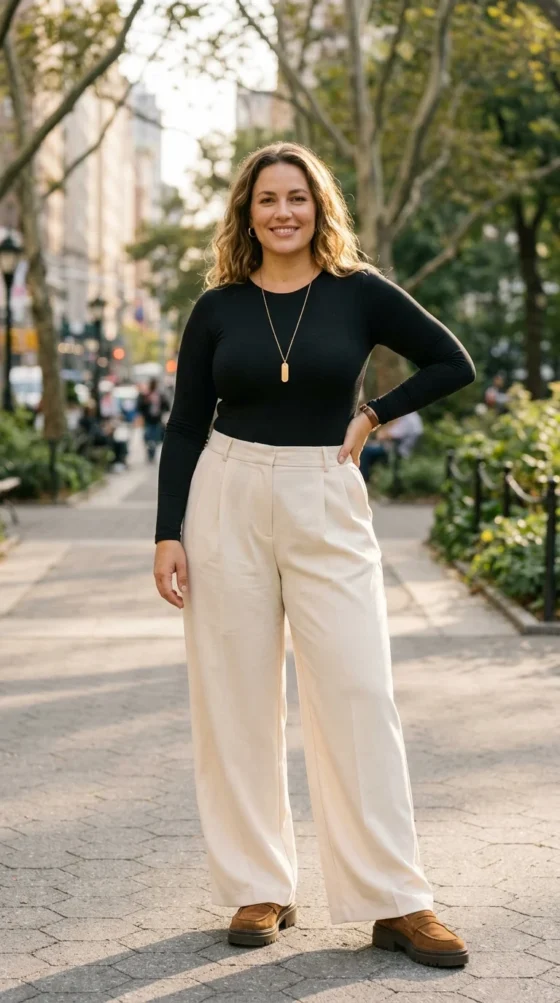 Pair with Wide Leg and Straight Leg Pants