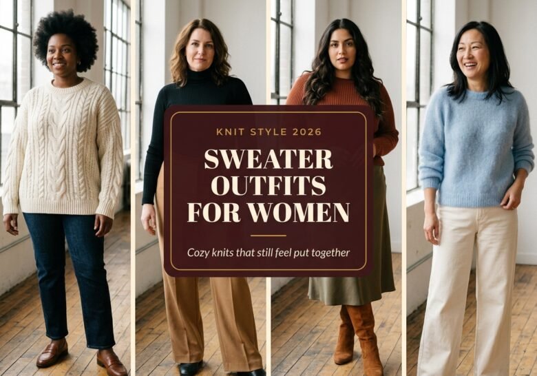 10 Sweater Outfits for Women Knit Looks