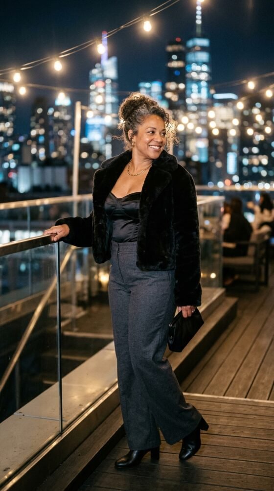 The Corset Top and Tailored Trousers