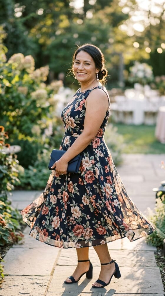 The Floral Formal A-Line