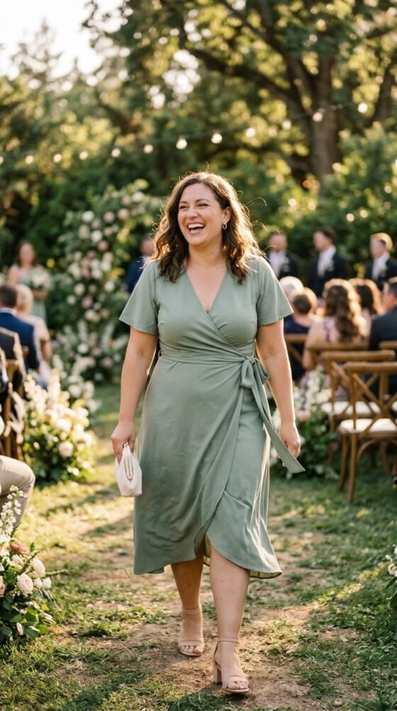 The Garden Formal Wrap Dress