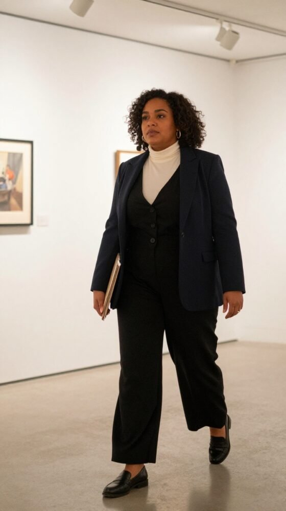 The Jumpsuit and Turtleneck Layer