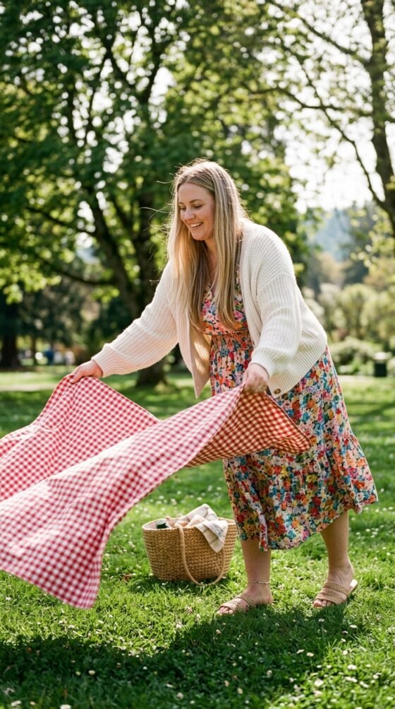 The Spring Picnic Soft Look