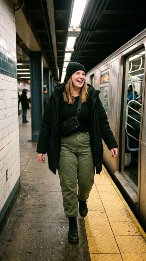 The Subway Commute Cargo and Parka