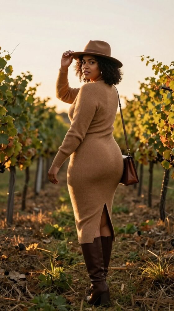 The Sweater Dress and Knee-High Boots