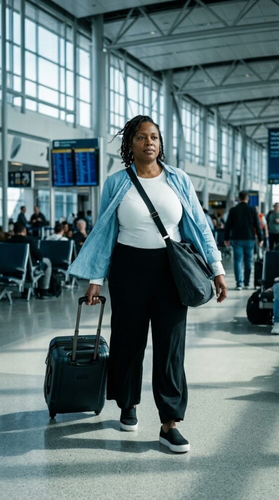 The Travel Day Comfort Look