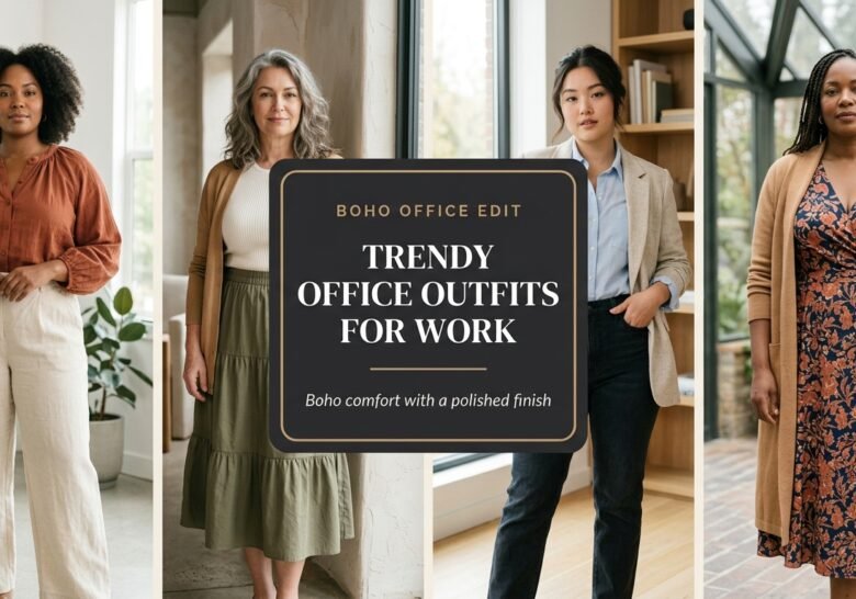 10 Trendy Office Outfits for Work Boho-Chic Casual Looks