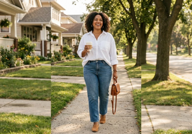 10 White Shirt Outfit Ideas for Curvy Women